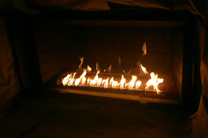 flame test pattern for fireglass fireplace
